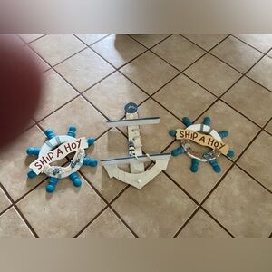 Vintage 3 Piece Nautical Wall Decor